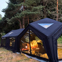 Coody AirTent Hub Shelter Black Inflatable Tents for Camping (2-6 Person)
