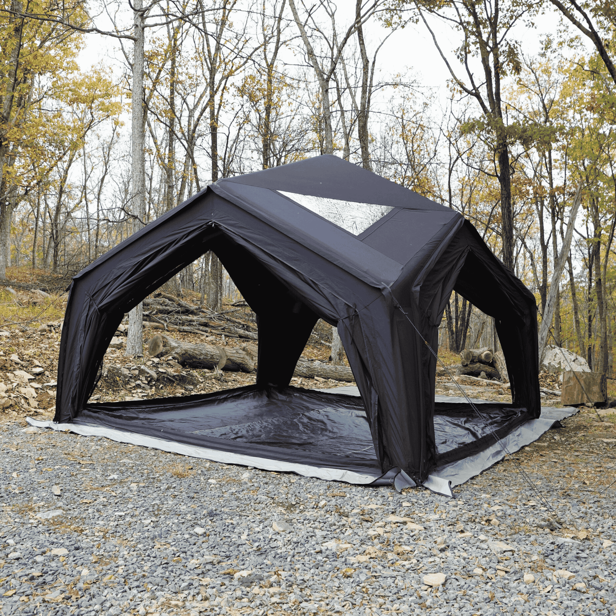 Coody AirTent Hub Shelter Black Inflatable Tents for Camping (2-6 Person)