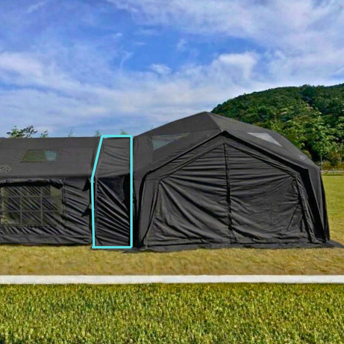Coody Universal Tent Connector for Coody 10 13.6 17.2 and Hub Inflatable Tents Modular Camping Link System - Black