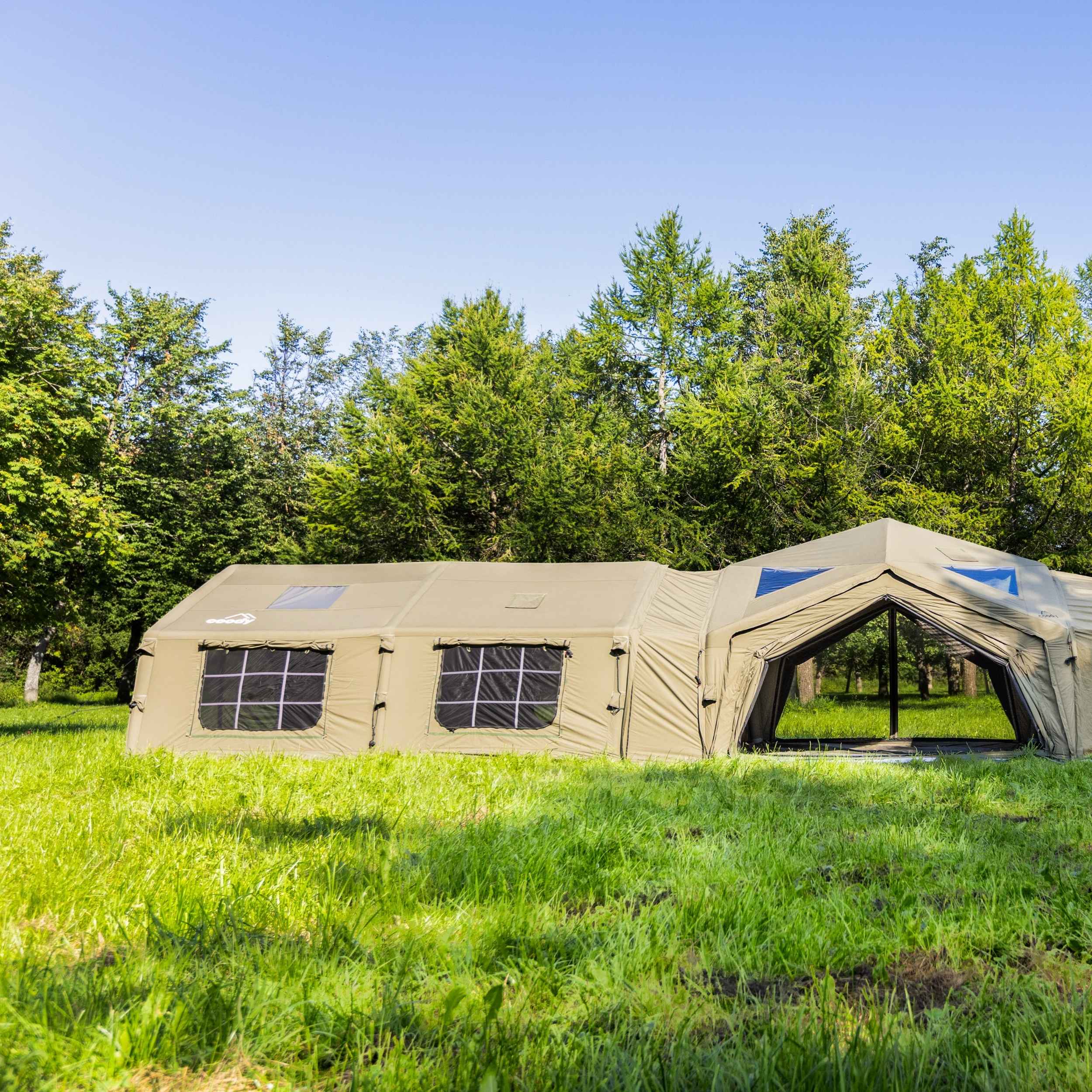 Coody Universal Tent Connector for Coody 10 13.6 17.2 and Hub Inflatable Tents Modular Camping Link System - Forest Green