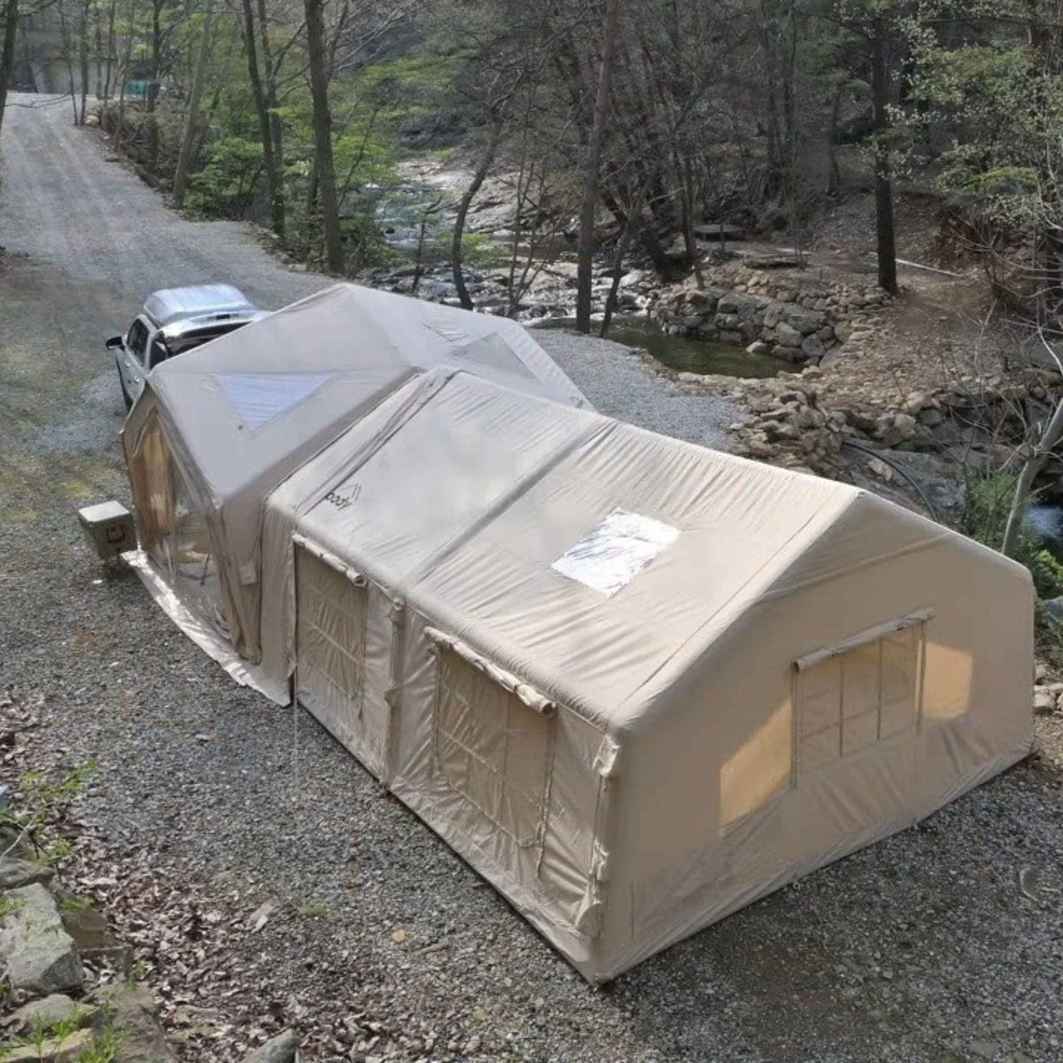 Coody Universal Tent Connector for Coody 10 13.6 17.2 and Hub Inflatable Tents Modular Camping Link System - Beige